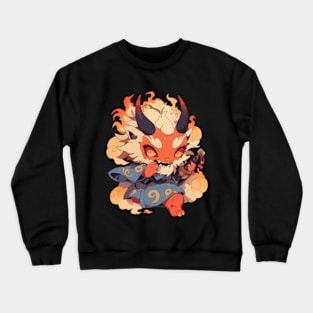 Japanese Yokai Demon Crewneck Sweatshirt